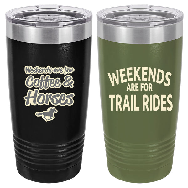 Equestrian Travel Tumbler - 20 oz